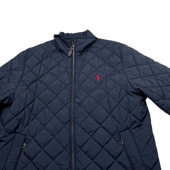 Ralph Lauren Navy Quilted Jacket - Picture 12 of 16